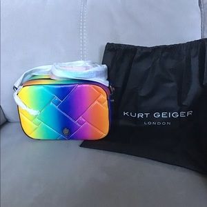 Brand  new Kurt Geiger crossbody.  Beautiful colors.  With dust bag.
